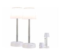 2 lampes de table télescopiques rechargeables