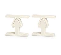 2 Loquets de Porte Camping-Car Caravane - Bloc Porte Blanc en ASA - Retenue de Porte à Clip pour Volet, Placard, Armoire, Trappe - Fabrication Française 3DEFRANCE (2)
