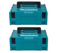 Makita Coffrets à outils en plastique MAKPAC 2 - 2 pièces. - sans insert