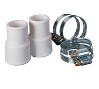2 Manchons pour branchement tuyaux + 4 colliers Ø 38/32 mm GRE