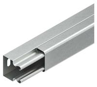 2 Mètres Fond de caniveau LFK + couvercle - Gouttière 40x60mm RAL9010 LLK 40.060 R