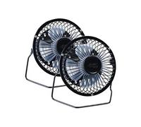 Sichler Haushaltsgeräte 2 mini ventilateurs de table sans fil avec batterie