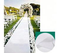 2 mm Tapis blanc jetable épais, convient pour l'allée d'événements, la cérémonie de mariage, la scène, le tapis d'accueil couvrant, tapis commercial extérieur 100*200CM,100*1200CM,100*400CM,100*800CMP
