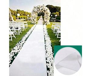 2 mm Tapis blanc jetable épais, convient pour l'allée d'événements, la cérémonie de mariage, la scène, le tapis d'accueil couvrant, tapis commercial extérieur 100*200CM,100*1200CM,100*400CM,100*800CMP