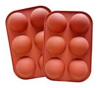 2 Moule Silicone Demi-Sphère