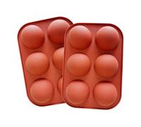 2 Moule Silicone Demi-Sphère