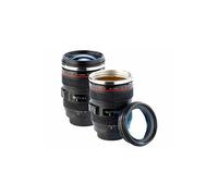 : 2 mugs isothermes en forme de téléobjectif avec couvercles