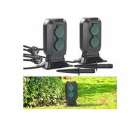 : 2 multiprises de jardin avec 4 prises résistantes aux intempéries IP44