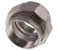 2'' NPT Mamelon double en acier inoxydable 3-pièces avec joint conique 16 Bar