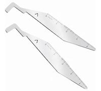 2 Outils de Pompier Ouvre-Porte Kit Crochetage Serrure Portable en Acier