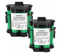 2-Pack 18V 2500mAh Li-ion batterie batterie outils batterie outils pour Gardena tondeuse robot R45 Li R70 Li R80Li R75 Li R50 Li R40 Li R38 Husqvarna Automower 105 305 308X Li tondeuse robot Flymo Rob