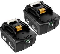 2-Pack 18V 6,0Ah Li-Ion Batterie Batterie de remplacement pour Makita CW004GZ CW002GZ01 CW003GZ01 CW001GZ01 Réfrigérateur DCM501Z DCM501ZAR