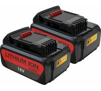 2-Pack 18V 6.0Ah Lithium Ion Rechargeable Battery Replacement Batteries Tool Batteries Rechargeable Tool Batteries Dewalt DCB200 DCB184 DCB182 DCB180 DCB181 DCB201 DCB204 XR Slide COMBI
