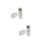 Otio - 2 Pack chauffage RF avec télécommande et thermostat 2000W