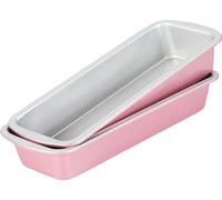 2-Pack de boîtes à miches, boîte à pain rectangulaire anti-adhésive pour aliments pour la cuisson de pain, gâteaux, tartes, crêpes, pizza