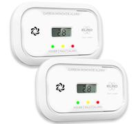 Elro Détecteur de monoxyde de carbone FC5003 – Capteur 10 ans, Écran LCD, Pile 3 ans – Lot de 2