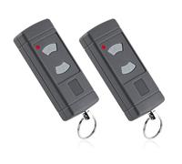 2 Pack Télécommande Garage Compatible avec Hormann HSE2-40 | HSM4-40, HS4-40, HSE4-40 pour Hormann 40,685MHz Boutons Gris Telecommande