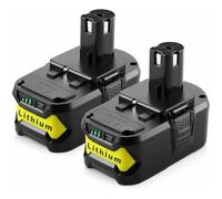 2 Packs 18V 5,0AH Li-ion Remplacement de Batteries pour Ryobi One Plus RB18L25 RB18L40 RB18L50 P108 P107 P104 Outils Sans Fil