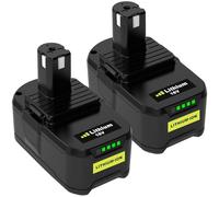 2 Packs 5000mAh Batteries de Rechange pour ryobi Batterie 18V B18L25 RB18L13 RB18L50 RB18L40