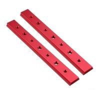 2 packs de coulisseau en T pour travail du bois, coulisseau en T en alliage d'aluminium, barre coulissante à fente en T pour gabarit à onglet, vis T, fixation à fente pour travail du bois DIY (200 mm)
