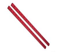 2 packs de coulisseaux en T pour travail du bois, coulisseau en T en alliage d'aluminium, barre coulissante en T avec rainure en T pour table de découpe, fixation à vis T, fente pour outils de travail
