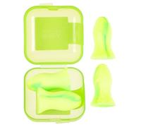 2 Paires Bouchons D’oreille Sommeil Anti-bruit 35 Db en Mousse Pu | Vert Clair, Port Prolongé, du Bruit et Protection Auditive pour Sommeil ou Usage