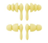 2 Paires Bouchons d'Oreille pour Dormir, 40 dB à Réduction de Bruit Agréable à Porter 3 Couches Silicone Boules Quies avec Boîte de Rangement pour Ronfler, étudier, Voyager, Concerts