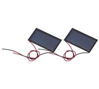 2 panneaux solaires miniatures, 0,225 W, 5 V, polycristallins, dimensions 53 x 30 mm, pour projets de bricolage