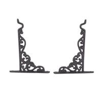 2 Paquets De Cintres Pour Plantes En Fonte, Crochet Mural De Panier Suspendu Avec Vis, Supports Muraux En Métal Vintage Pour Mangeoires À Oiseaux, Jardinière