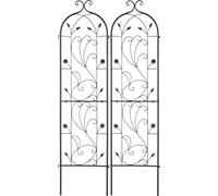 2 paquets de treillis métalliques pour plantes grimpantes 60 x 15 pouces, résistants à la rouille