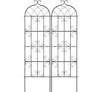 2 paquets de treillis métalliques pour plantes grimpantes 71 x 20 pouces, résistants à la rouille