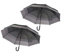 2 parapluies automatiques XXL résistants au Vent [Carlo Milano]