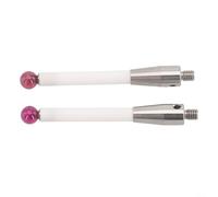 2 pcs A-5000-3709 CMM Touch Probe Stem 50mm Longueur Stylus with 6mm Ball Stainless Steel Head Thread Handle Measuring Rod for CMM Applications
