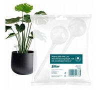 2 pcs Boules d'irrigation, boules d'arrosage de fleurs. Globes d’arrosage en plastique, blanc, 70ml