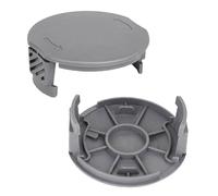 2 PCS Capuchons de Bobine,Couvercles de Bobine pour Débroussailleuse,Pièce de rechange pour débroussailleuse,Compatible avec Bosch F016F05320