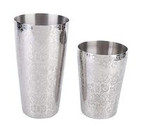 2 Pcs Cocktail Shaker Bar Set Boston Martini Boisson En Acier Inoxydable Solide Professionnel Barman Argent Outil DIY Accessoire pour Cuisine