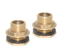 2 Pcs Dn15 Laiton Réservoir D'eau Tuyau D'eau Raccord Adaptateur
