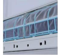 2 pcs filtres non tissés pour climatisation, filtre anti-poussière pour sortie d'air conditionné (32 x 27,5)