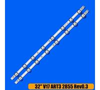 2 PCS For 1 TV Bande LED pour 6916L-2855B V18 32 V17 32 32lk610 32LK611 32lk615 32LK610bpsa 32LK615bpsa 32LK615bpsb 32lk610bpua 32lk611c, 20 pièces ""Nipseyteko®