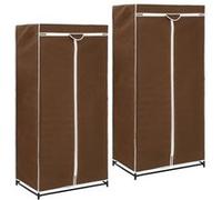 vidaXL Garde-robes marron