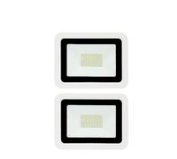 2 Pcs/lot Éclairage LED 30 W 50 100 Réflecteur Projecteur Extérieur IP68 Étanche Lumière D'inondation Garage de jardin(Cold white,50W)