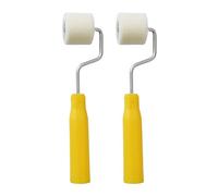 2 PCS Mini Rouleaux à Peinture Laine, Cheveux Courts Extra Petit Rouleau à Peinture, Rouleaux à Peinture, Petit Rouleau pour La Peinture Pour Les Détails Projets Pochoir, Largeur Du Rouleau 2 Cm