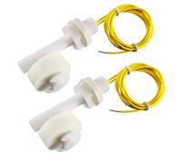 sourcing map Réservoir Piscine Eau Niveau Capteur Angle Droit Flotteur Interrupteur 2Pcs