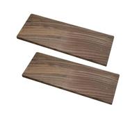 2 Pcs Planche Noyer pour Bricolage, Planche en Noyer Massif 30x10x1cm | Planche Bois Brut, Panneau de Noyer d'Amérique du Nord