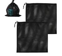 2 Pcs Sacs Filtrants pour Pompe De Bassin, Sac en Filet de Filtre de Pompe d’Étang avec Cordon de Serrage, Sac Filet Filtre Durable pour Protéger la Pompe, Sac Filtrant pour Pompe de Bassin 47X 47cm