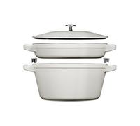 2-pcs, Set empilable, Truffe blanche
