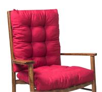2 pcs/set Rocking Chair Cushion Thick Seat Cushion Rattan Chair Sofa Cushion Garden Chair Cushion Back and Bottom