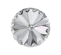 2 pcs SWAROVSKI CRYSTALS Stones Rivoli 1122 Chaton, SS47 (10 mm) Crystal F (Cristaux Swarovski Stones Rivoli 1122 Chaton Cristal)