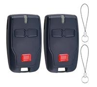 2 PCS Télécommande de Porte de Garage pour Mitto 2 B RCB 433 MHZ | Portail électrique 2 canaux 2 boutons, Compatible Mitto 2, Kleio, Ghibli, TRC 2, TR, Rolling Code Sécurisé
