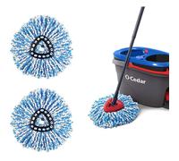2 pcs têtes de rechange compatibles avec O-Cedar EasyWring RinseClean Spin Mop
